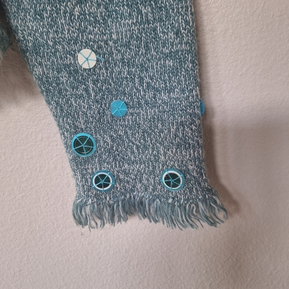 Connie's Moonlight Vintage Fringe Button/Front Sweater Angora  Womens size M - Picture 4 of 9